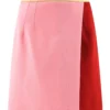 Dolce & Gabbana Colour Block Double Crepe Skirt - Multi