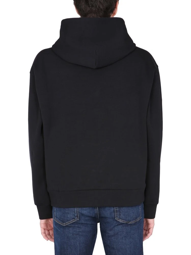 Dolce & Gabbana Bee Embroidered Hoodie - Black 4 Dolce & Gabbana Bee Embroidered Hoodie - Black - Image 4