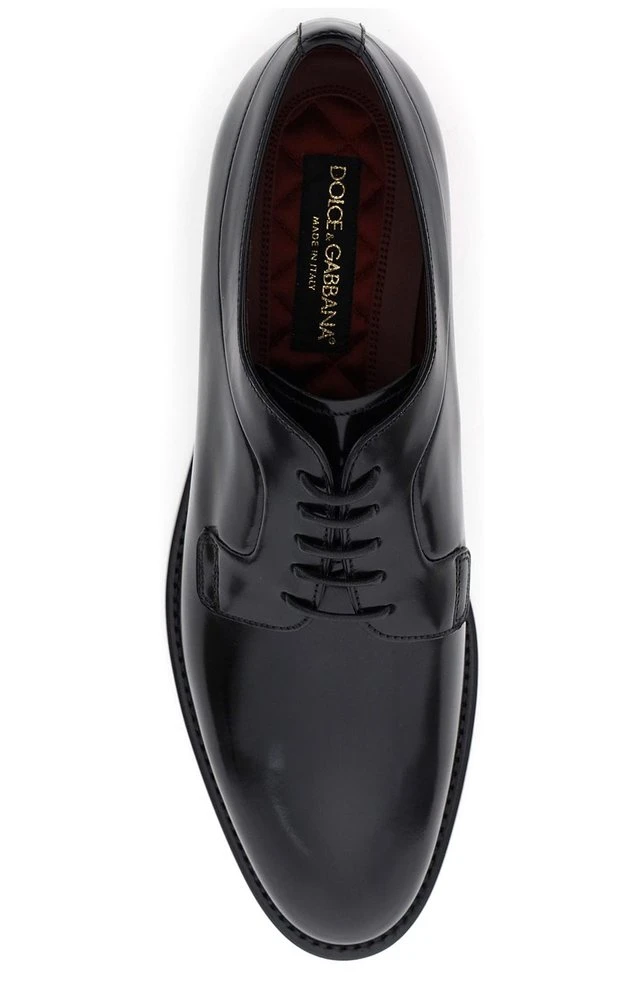 Dolce & Gabbana Giotto Lace-Up Shoes - Black 4 Dolce & Gabbana Giotto Lace-Up Shoes - Black - Image 4