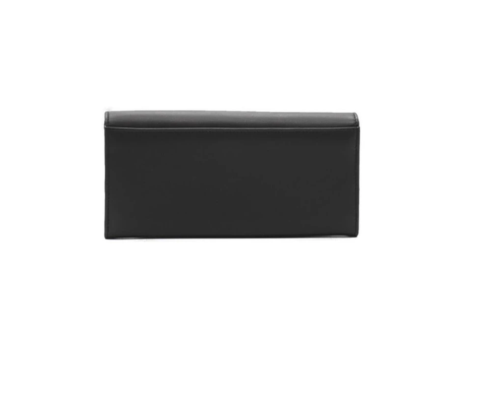 ( New Season ) Dolce & Gabbana Logo Plaque Continental Wallet - Black 2 ( New Season ) Dolce & Gabbana Logo Plaque Continental Wallet - Black - Image 2