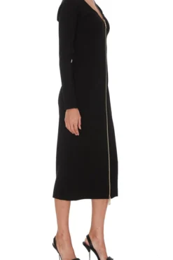 Dolce & Gabbana Zip-Up Midi Dress - Black 13 Dolce & Gabbana Zip-Up Midi Dress - Black -Cheap Vestureo Store 7af6230b34fcf651228d56443a530363