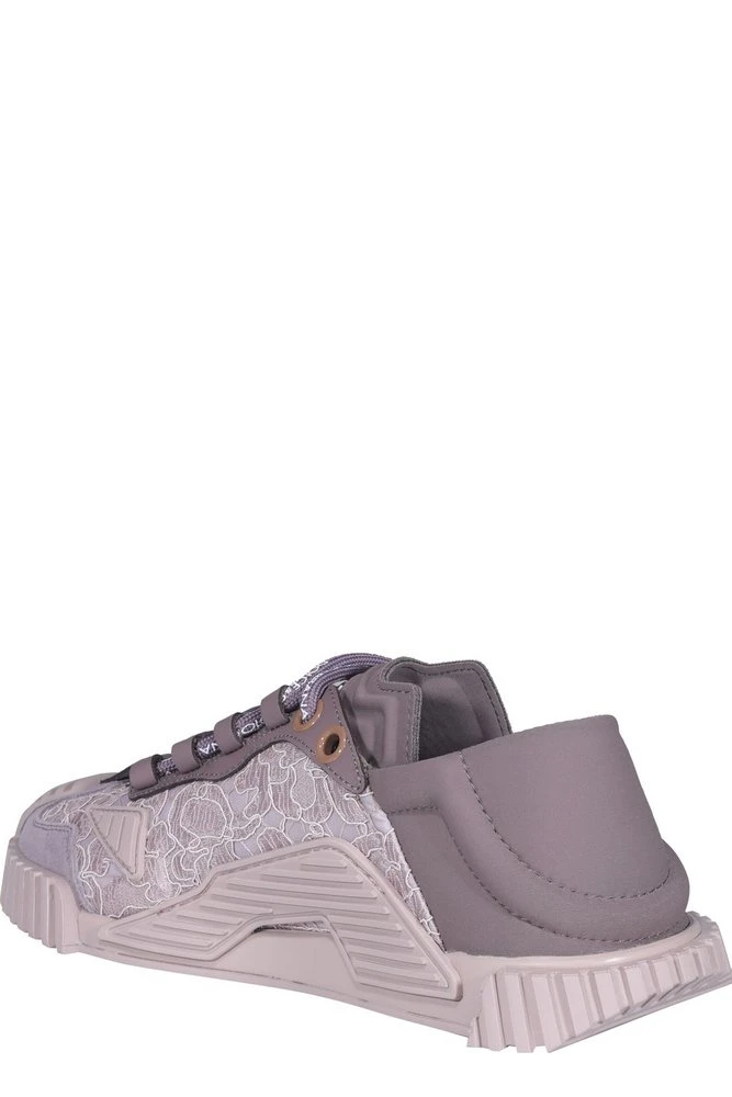 ( New Season ) Dolce & Gabbana NS1 Lace Sneakers - Purple 3 ( New Season ) Dolce & Gabbana NS1 Lace Sneakers - Purple - Image 3