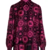 ( New Season ) Dolce & Gabbana Allover Logo Printed Long-Sleeved Shirt - Multi