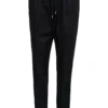 ( New Season ) Dolce & Gabbana Drawstring Joggers - Black