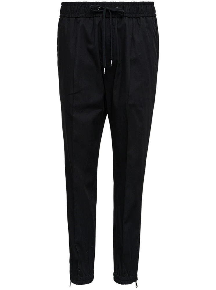 ( New Season ) Dolce & Gabbana Drawstring Joggers - Black 1 ( New Season ) Dolce & Gabbana Drawstring Joggers - Black