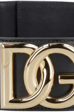 Dolce & Gabbana DG Plaque Belt - Black
