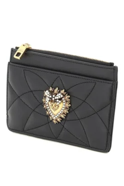 ( New Season ) Dolce & Gabbana Devotion Zipped Cardholder - Black -Cheap Vestureo Store 7c383497dbdb38c51d01bbd4cfb08258