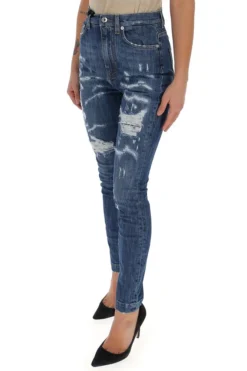 Dolce & Gabbana Distressed Skinny Jeans - Blue -Cheap Vestureo Store 7c4839844c07218b63504b24fa84a6f3