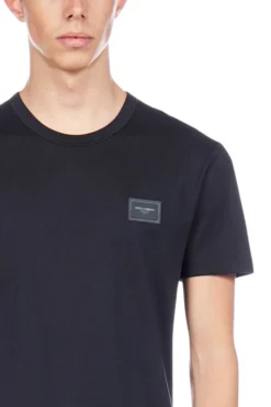 Dolce & Gabbana Logo Patch T-Shirt - Blue -Cheap Vestureo Store 7c52e2ab943c03d40b3f22e18d02bd4e