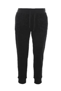 Dolce & Gabbana Animal Print Drawstring Pants - Black