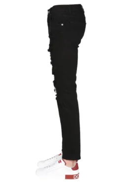 ( New Season ) Dolce & Gabbana Low-Rise Distressed Skinny Jeans - Black -Cheap Vestureo Store 7cbf9f38dc962a1dcda7768f4f461c32