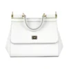 Dolce & Gabbana Sicily Small Tote Bag - White