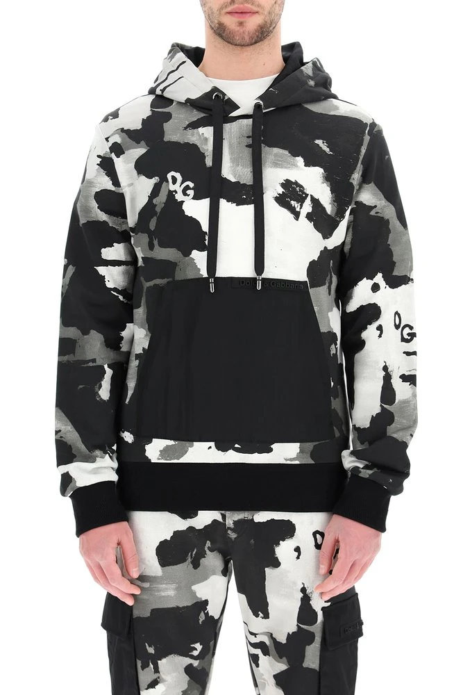 Dolce & Gabbana Camouflage Print Hoodie - Multi 3 Dolce & Gabbana Camouflage Print Hoodie - Multi - Image 3