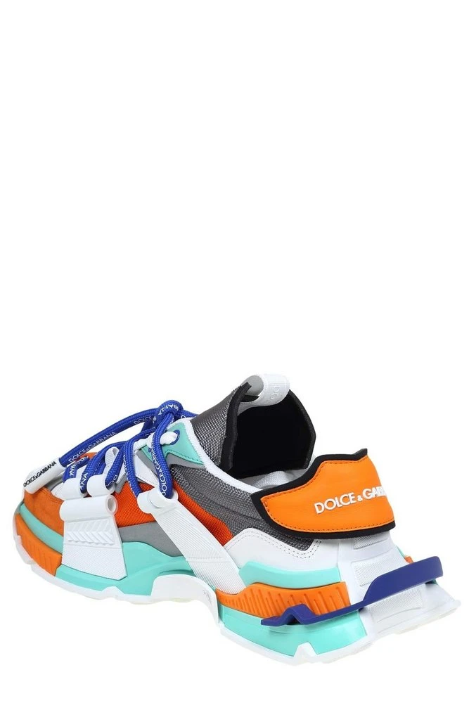 ( New Season ) Dolce & Gabbana Panelled Space Sneakers - Multi 4 ( New Season ) Dolce & Gabbana Panelled Space Sneakers - Multi - Image 4