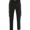 ( New Season ) Dolce & Gabbana Buckle Detailed Cargo Pants - Black