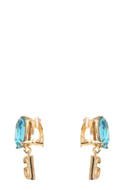 ( New Season ) Dolce & Gabbana DG Logo Drop Clip-On Earrings - Gold -Cheap Vestureo Store 7e38aa619d37ea280009227ded0d98f6