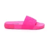 Dolce & Gabbana Monogram Embossed Slides - Pink