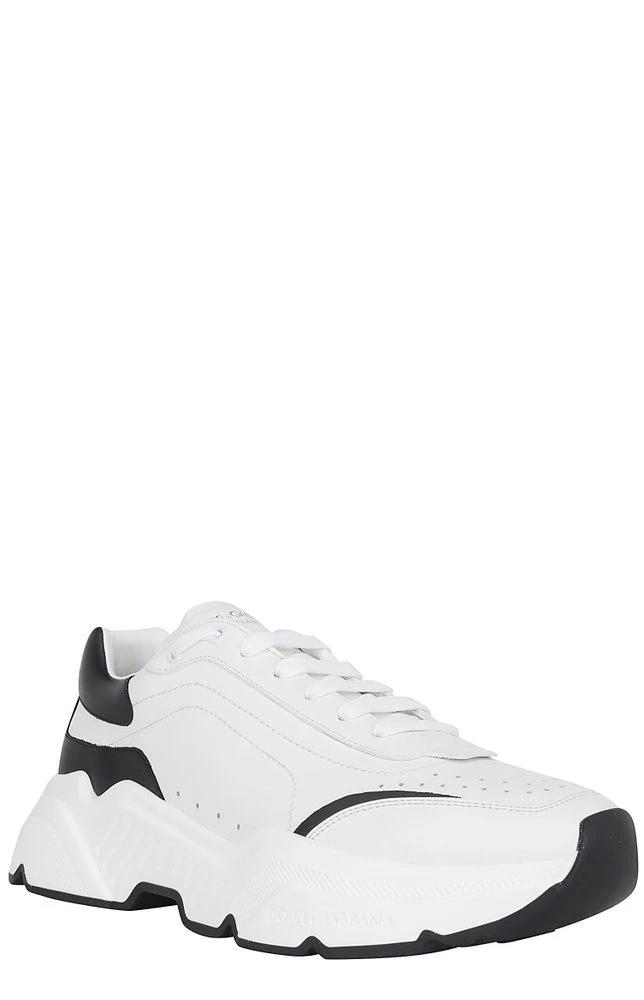 ( New Season ) Dolce & Gabbana Daymaster Lace-Up Sneakers - White 2 ( New Season ) Dolce & Gabbana Daymaster Lace-Up Sneakers - White - Image 2