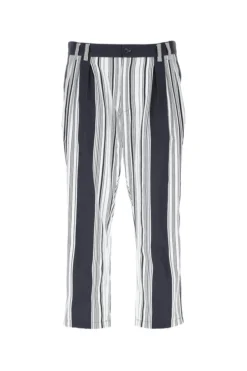 Dolce & Gabbana Striped Cropped Pants - Multi