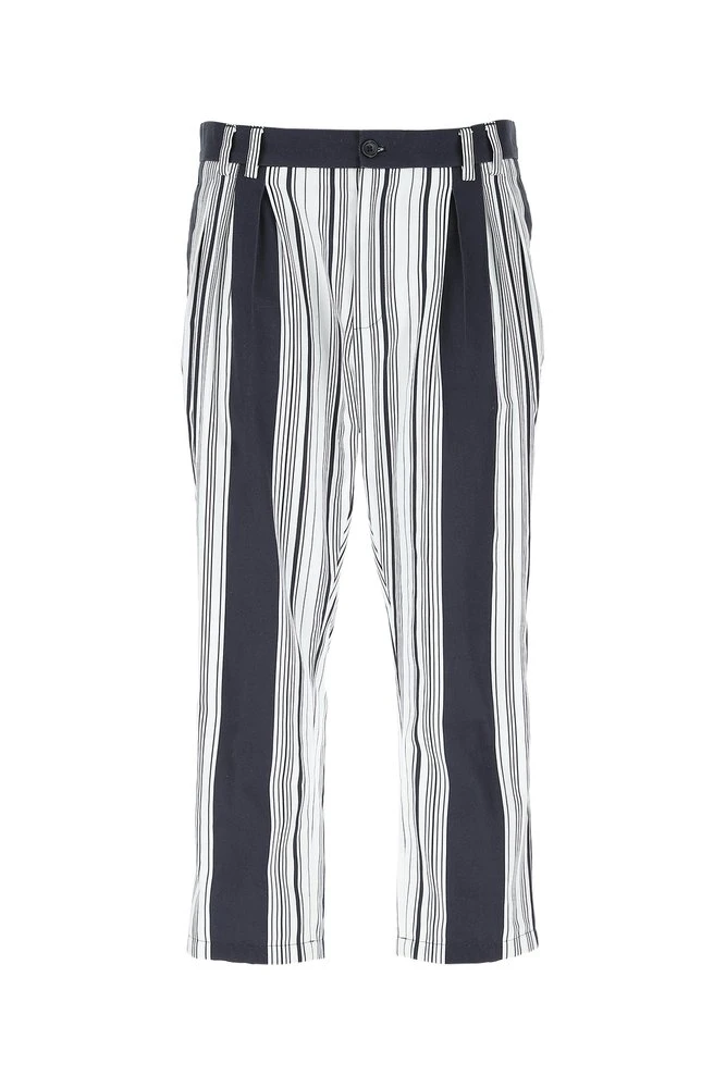Dolce & Gabbana Striped Cropped Pants - Multi 1 Dolce & Gabbana Striped Cropped Pants - Multi