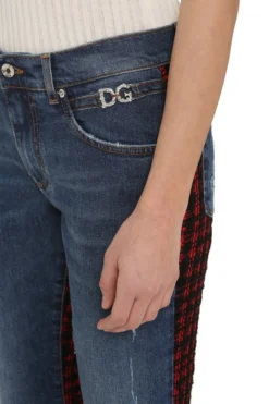 Dolce & Gabbana Tweed Panelled Jeans - Multi 9 Dolce & Gabbana Tweed Panelled Jeans - Multi -Cheap Vestureo Store 7fae71ec2fffef441d6bbe924e3d0a9a