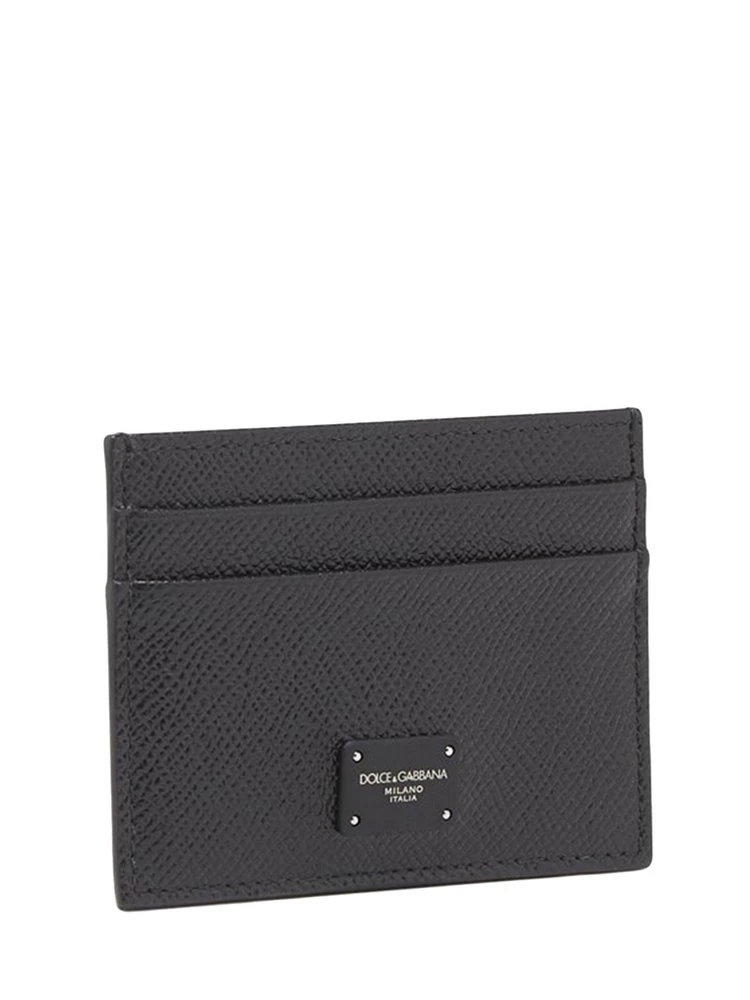 Dolce & Gabbana Logo Plaque Cardholder - Black 3 Dolce & Gabbana Logo Plaque Cardholder - Black - Image 3