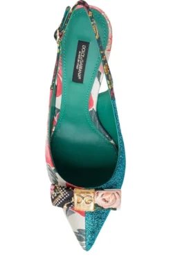 Dolce & Gabbana Floral Slingback Pumps - Multi -Cheap Vestureo Store 80826c3ce4a8a425002080b2f234792f