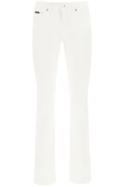 Dolce & Gabbana Audrey High-Waisted Jeans - White