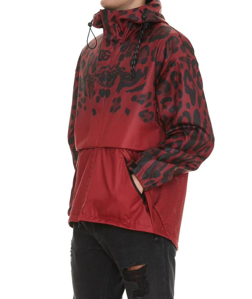( New Season ) Dolce & Gabbana Leopard Printed Hooded Parka - Multi 5 ( New Season ) Dolce & Gabbana Leopard Printed Hooded Parka - Multi - Image 5