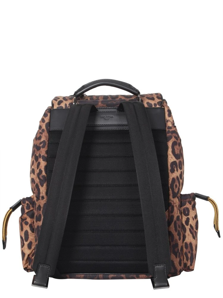 Dolce & Gabbana Leopard Printed Backpack - Multi 2 Dolce & Gabbana Leopard Printed Backpack - Multi - Image 2