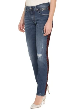 Dolce & Gabbana Tweed Panelled Jeans - Multi 7 Dolce & Gabbana Tweed Panelled Jeans - Multi -Cheap Vestureo Store 8213b0a479ddb526d2cee77b1591a2e0
