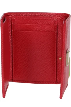 Dolce & Gabbana Logo Plaque Trifold Wallet - Red -Cheap Vestureo Store 825446a02f6e8433b253f7828af7b09b