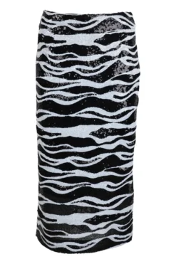 ( New Season ) Dolce & Gabbana Sequin Embellished Pencil Skirt - Multi