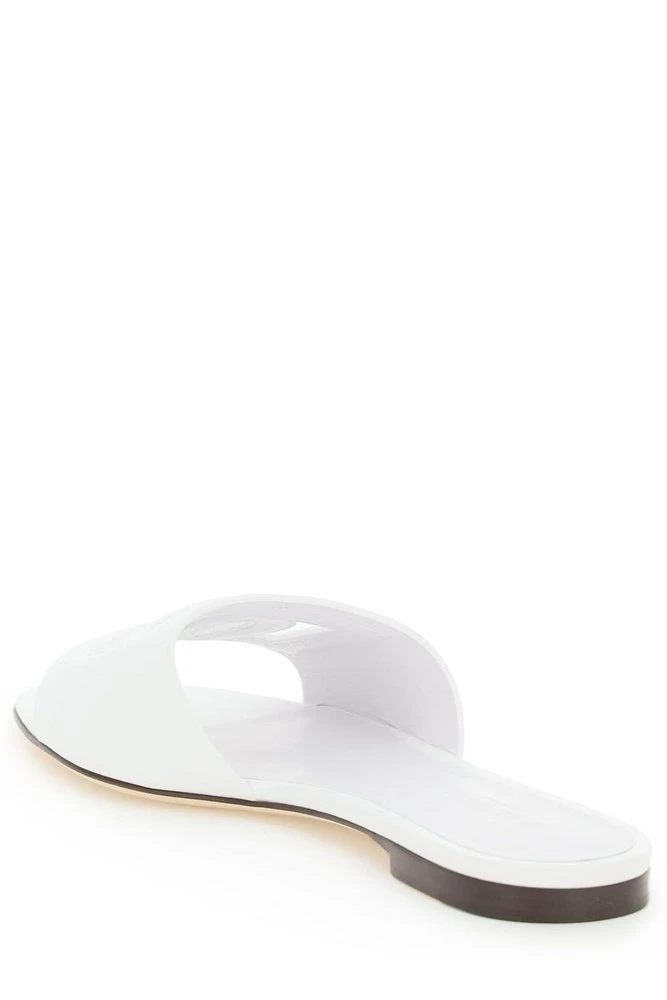 ( New Season ) Dolce & Gabbana DG Logo Slides - White 2 ( New Season ) Dolce & Gabbana DG Logo Slides - White - Image 2