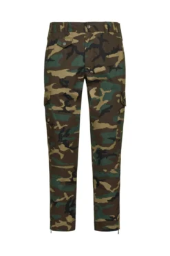 ( New Season ) Dolce & Gabbana Camouflage Printed Cargo Pants - Multi