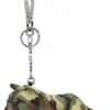 ( New Season ) Dolce & Gabbana Camouflage Printed Keychain - Multi