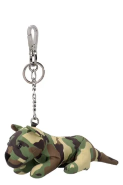( New Season ) Dolce & Gabbana Camouflage Printed Keychain - Multi