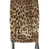 Dolce & Gabbana Leopard-Printed Satin Midi Skirt - Multi