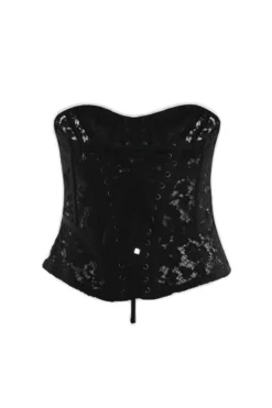 ( New Season ) Dolce & Gabbana Lace Detailed Corset Top - Black 3 ( New Season ) Dolce & Gabbana Lace Detailed Corset Top - Black -Cheap Vestureo Store 8468b94409a0563fe9fd0d411738590c