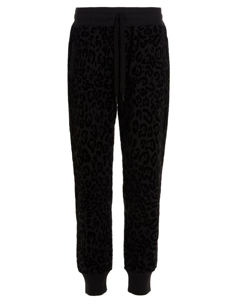 Dolce & Gabbana Animal Print Drawstring Pants - Multi 1 Dolce & Gabbana Animal Print Drawstring Pants - Multi