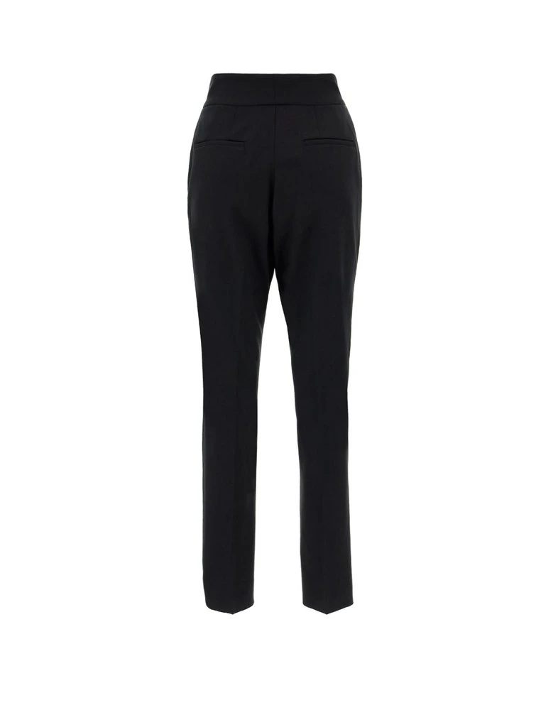 Dolce & Gabbana Slit Detailed High Waist Pants - Black 2 Dolce & Gabbana Slit Detailed High Waist Pants - Black - Image 2