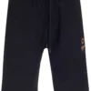 Dolce & Gabbana Logo Embroidered Drawstring Shorts - Black