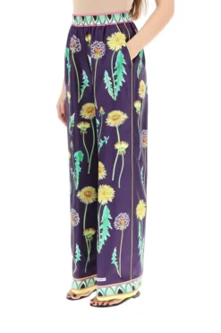 ( New Season ) Dolce & Gabbana Allover Printed Wide Leg Trousers - Multi -Cheap Vestureo Store 84946b7292b6bd8b1ac4a9f1331da7d5