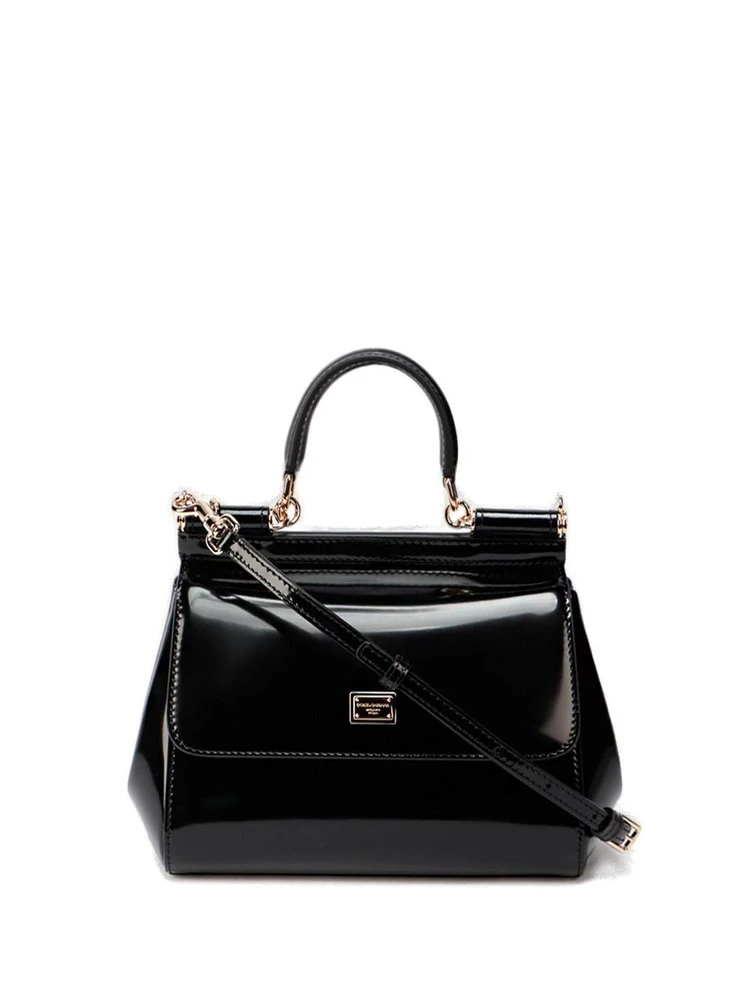 ( New Season ) Dolce & Gabbana Sicily Small Crossbody Bag - Black 1 ( New Season ) Dolce & Gabbana Sicily Small Crossbody Bag - Black