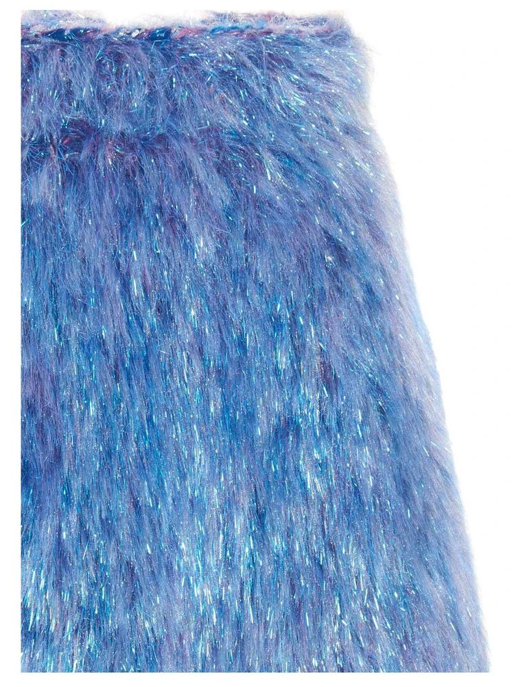 Dolce & Gabbana Textured Mini Skirt - Blue 3 Dolce & Gabbana Textured Mini Skirt - Blue - Image 3