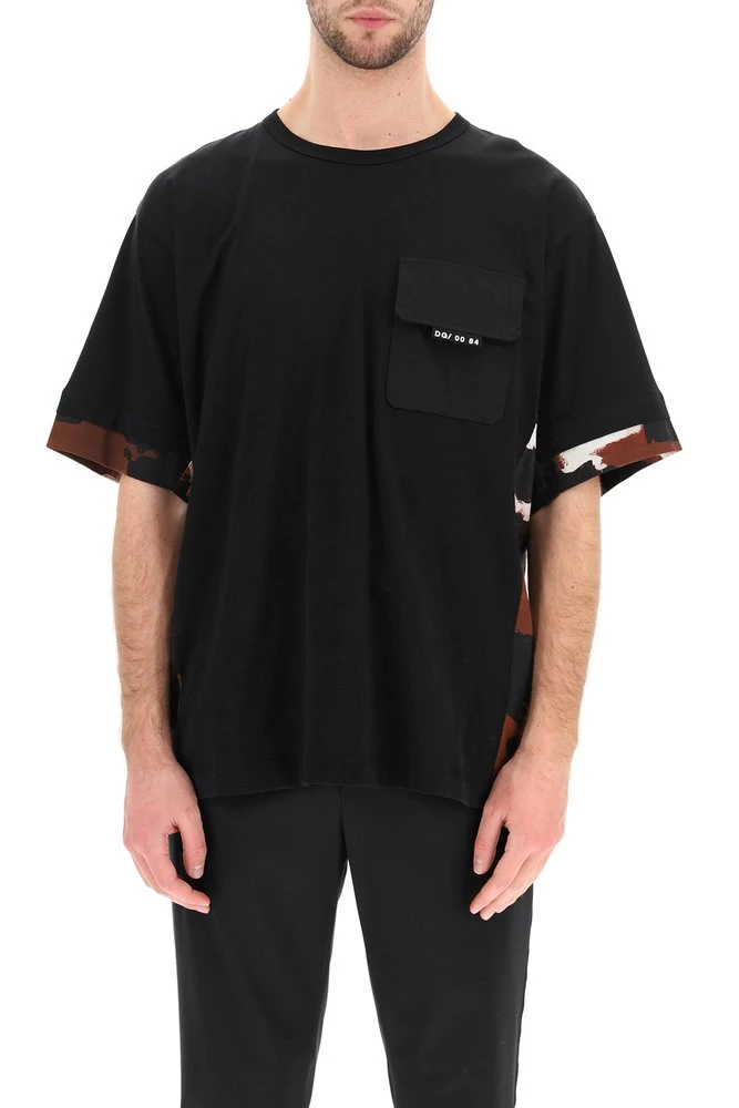 Dolce & Gabbana Camouflage Trim T-Shirt - Black 3 Dolce & Gabbana Camouflage Trim T-Shirt - Black - Image 3