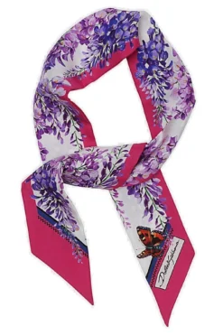 ( New Season ) Dolce & Gabbana Allover Floral Print Scarf - Multi