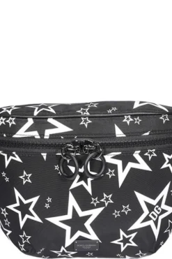 Dolce & Gabbana Star Print Belt Bag - Black
