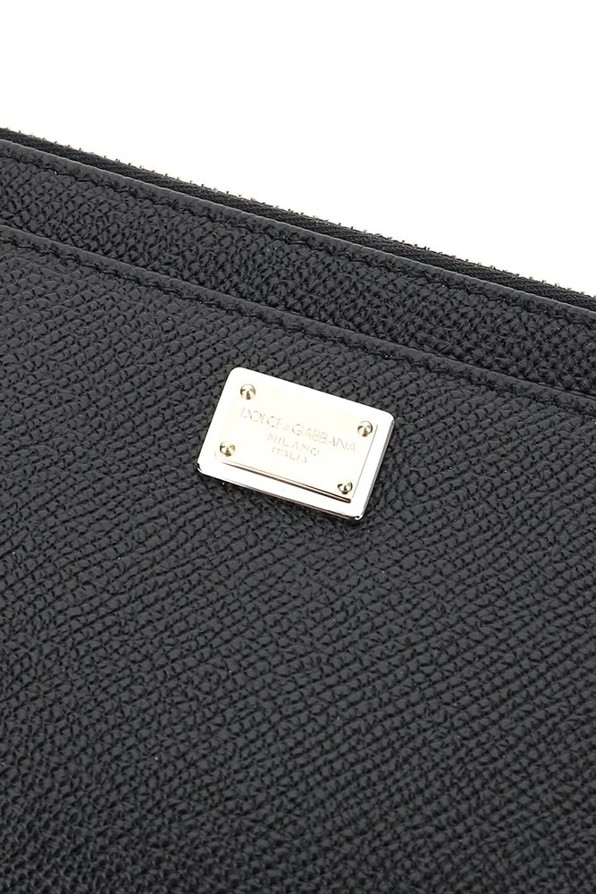 Dolce & Gabbana Logo Plaque Large Cardholder - Black 5 Dolce & Gabbana Logo Plaque Large Cardholder - Black - Image 5