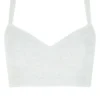 ( New Season ) Dolce & Gabbana Jacquard Corset Bustier Top - White